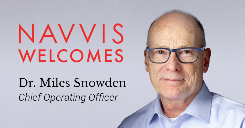 Dr. Miles Snowden Joins Navvis as Chief Operating Officer